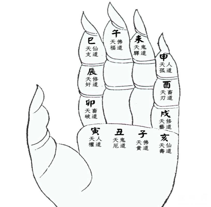 一掌经（增补）​——掐指一算，乾坤在手